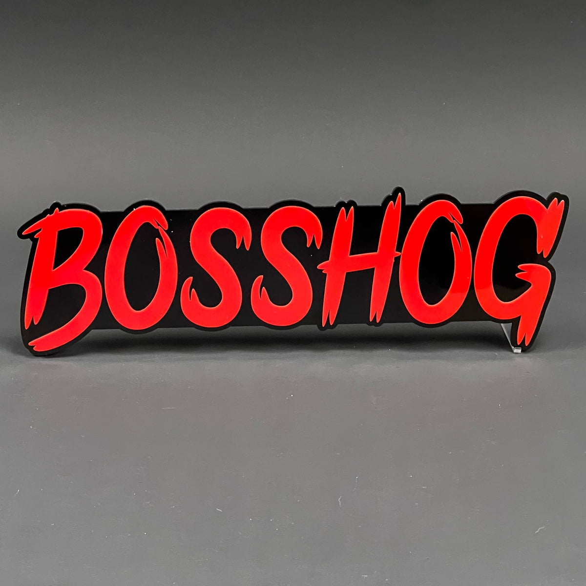 1PC BOSSHOG 3D Acrylic Badge - Car Truck Emblem Fender Tailgate Trunk Sticker