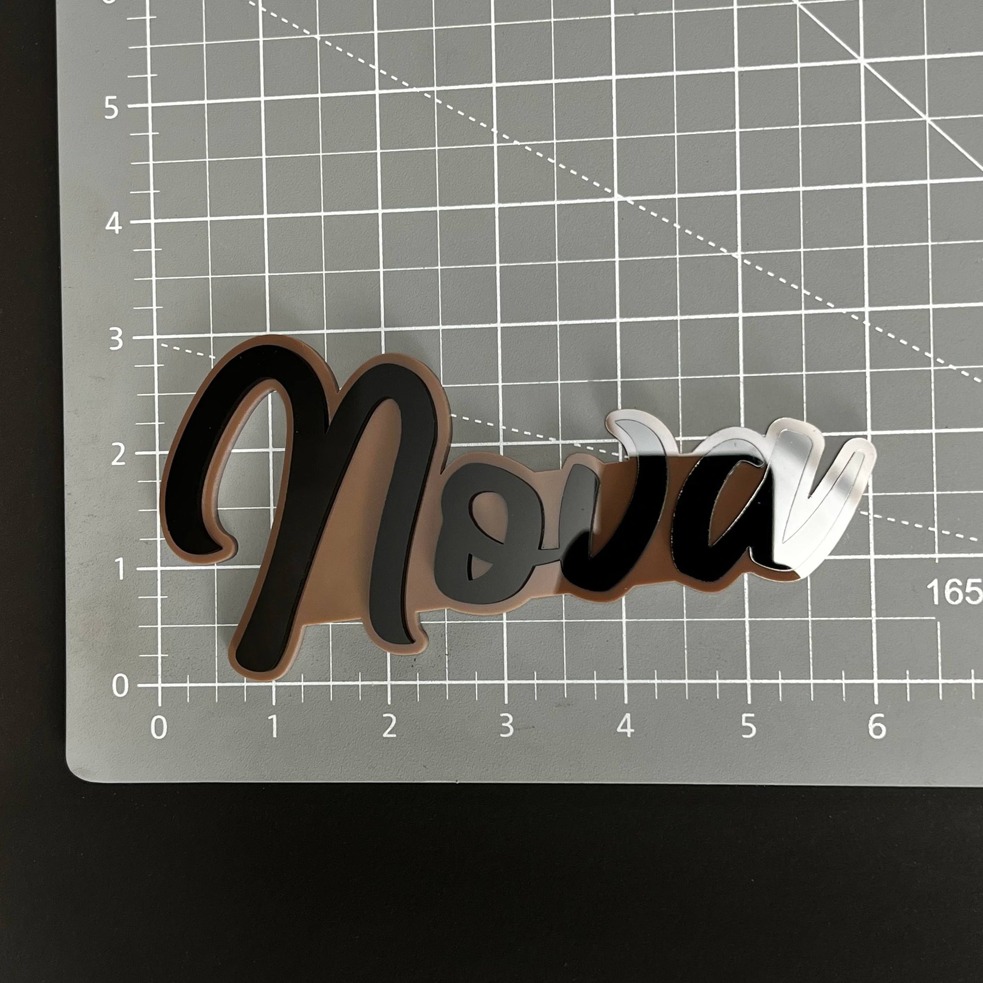 1PC Nova 3D Acrylic Badge - Car Truck Emblem Fender Tailgate Trunk Sticker
