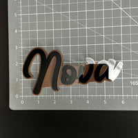 1PC Nova 3D Acrylic Badge - Car Truck Emblem Fender Tailgate Trunk Sticker
