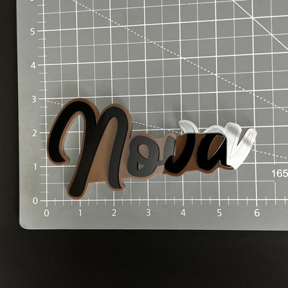 1PC Nova 3D Acrylic Badge - Car Truck Emblem Fender Tailgate Trunk Sticker