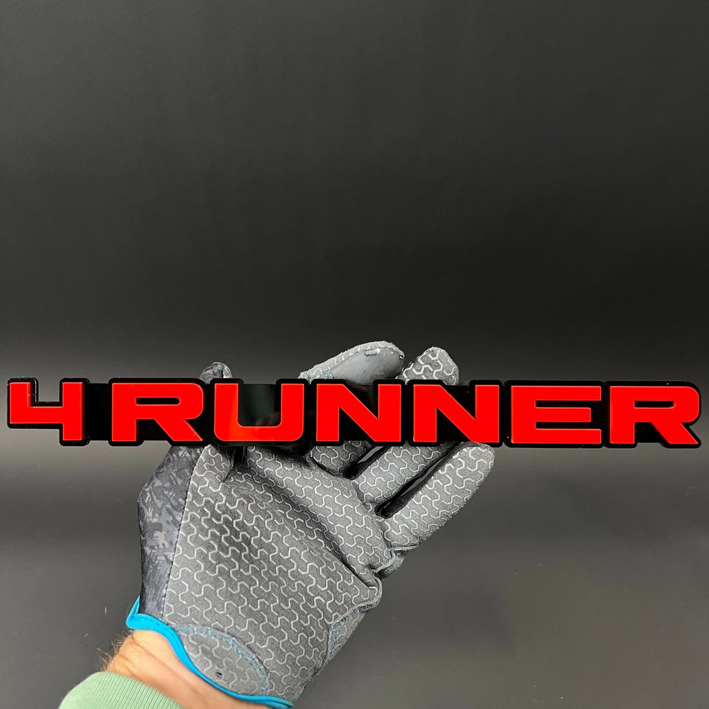 1PC 4RUNNER 3D Acrylic Badge - Car Truck Emblem Fender Tailgate Trunk Sticker