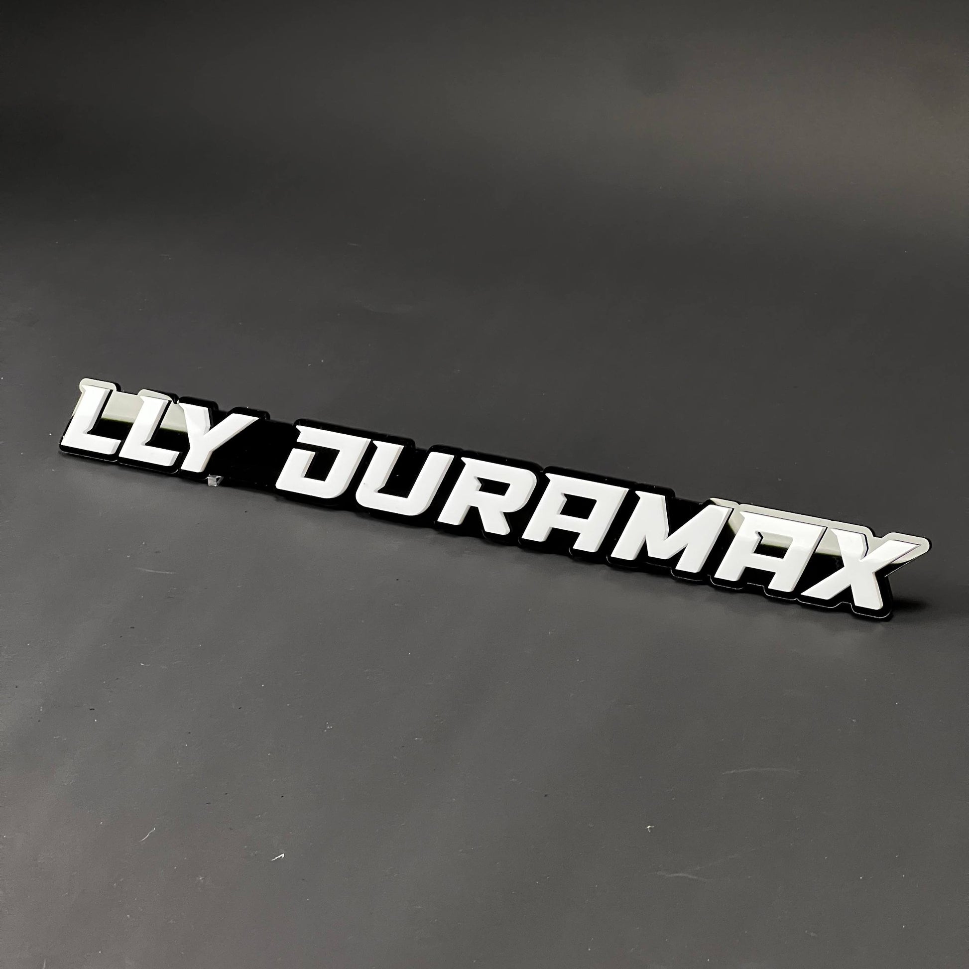 1PC LLY DURAMAX 3D Acrylic Badge - Car Truck Emblem Fender Sticker