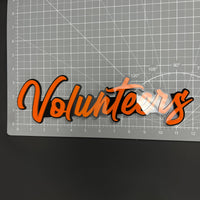 1PC Volunteers 3D Acrylic Badge - Car Truck Emblem Fender Tailgate Trunk Sticker