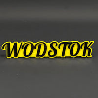1PC WODSTOK 3D Acrylic Badge - Car Truck Emblem Fender Tailgate Trunk Sticker