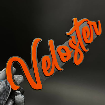 1PC Veloster 3D Acrylic Badge - Car Truck Emblem Fender Tailgate Trunk Sticker