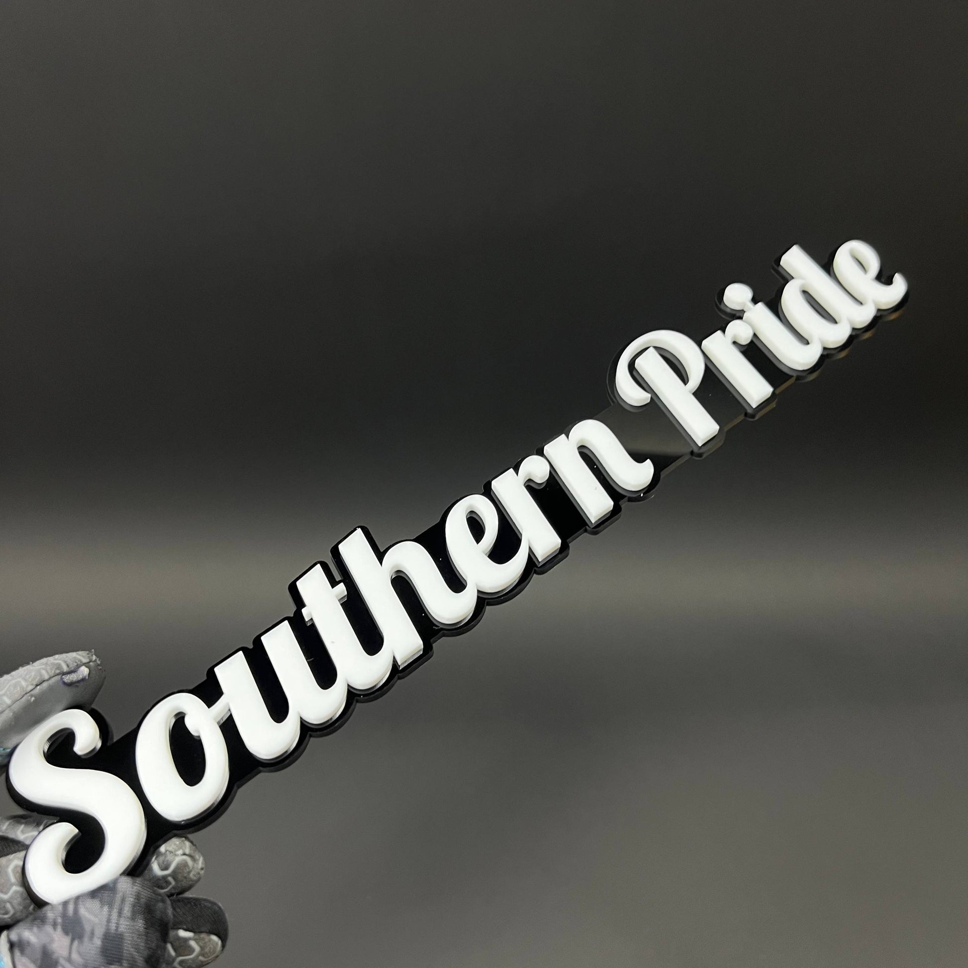1PC Southern Pride 3D Acrylic Badge - Car Truck Emblem Fender Sticker