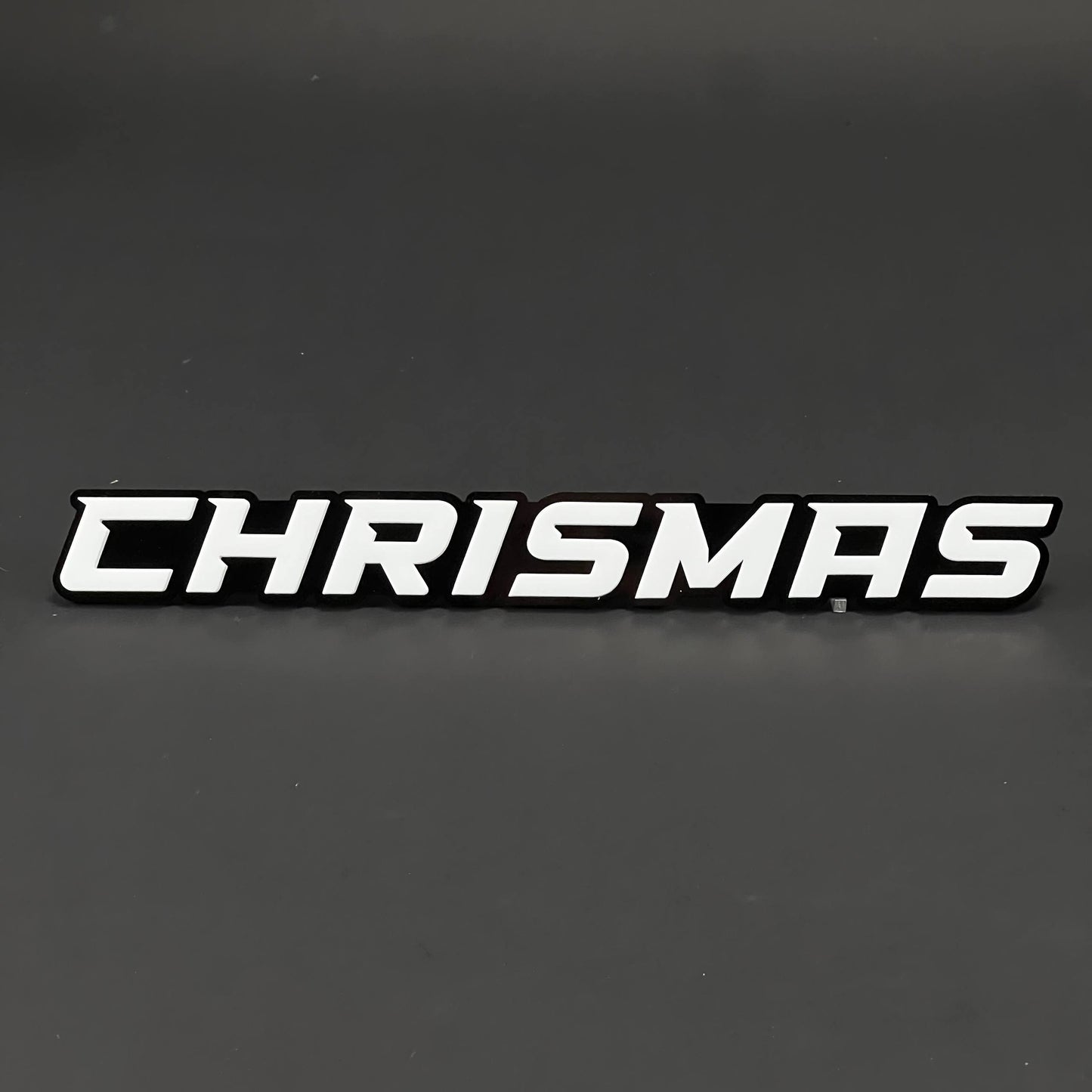 1PC CHRISMAS 3D Acrylic Badge - Car Truck Emblem Fender Tailgate Trunk Sticker