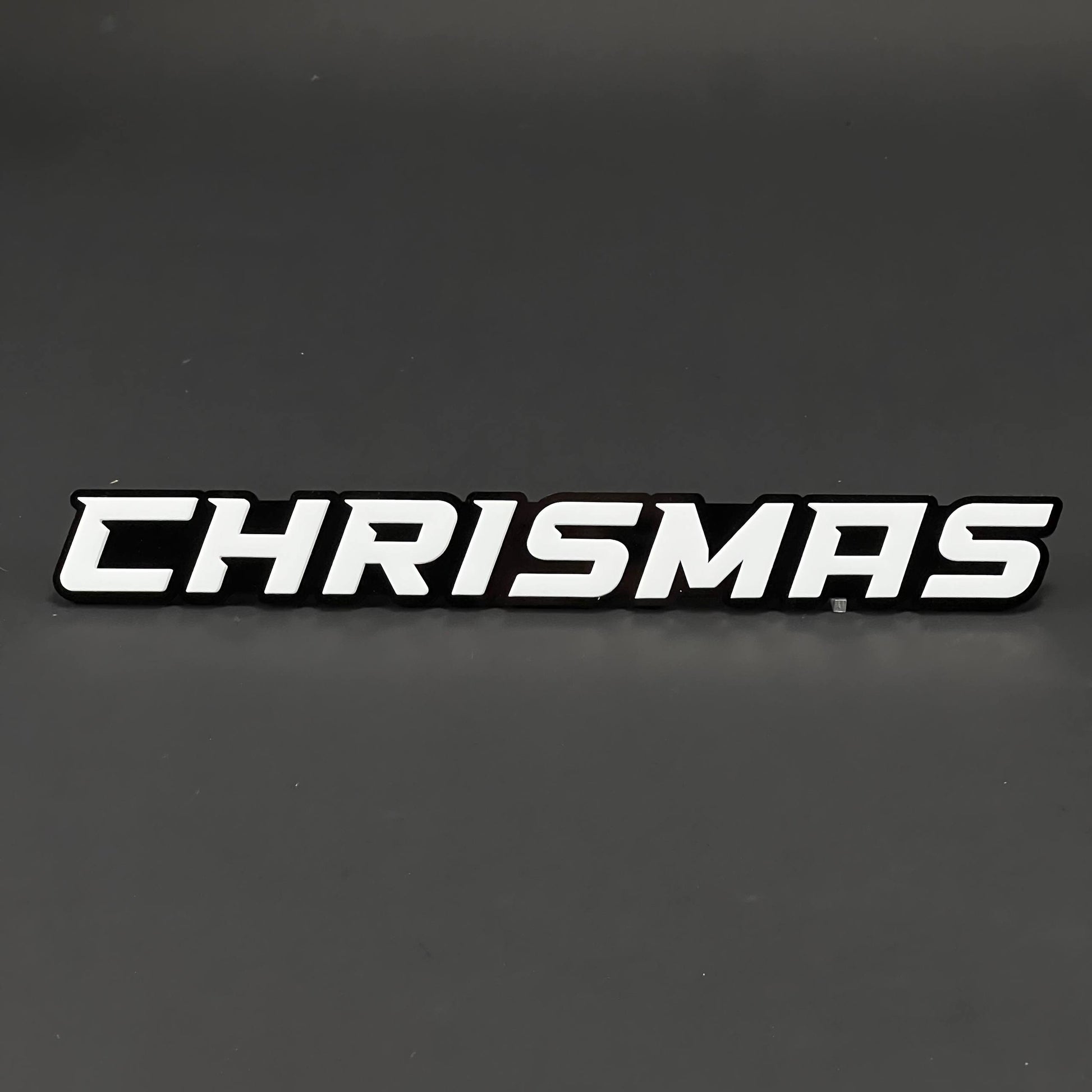 1PC CHRISMAS 3D Acrylic Badge - Car Truck Emblem Fender Tailgate Trunk Sticker