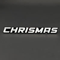 1PC CHRISMAS 3D Acrylic Badge - Car Truck Emblem Fender Tailgate Trunk Sticker