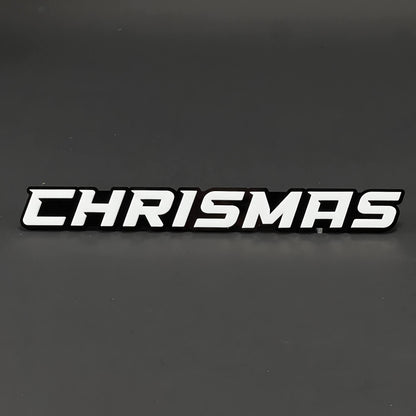 1PC CHRISMAS 3D Acrylic Badge - Car Truck Emblem Fender Tailgate Trunk Sticker