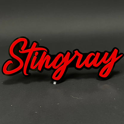 1PC Stingray 3D Acrylic Badge - Car Truck Emblem Fender Tailgate Trunk Sticker