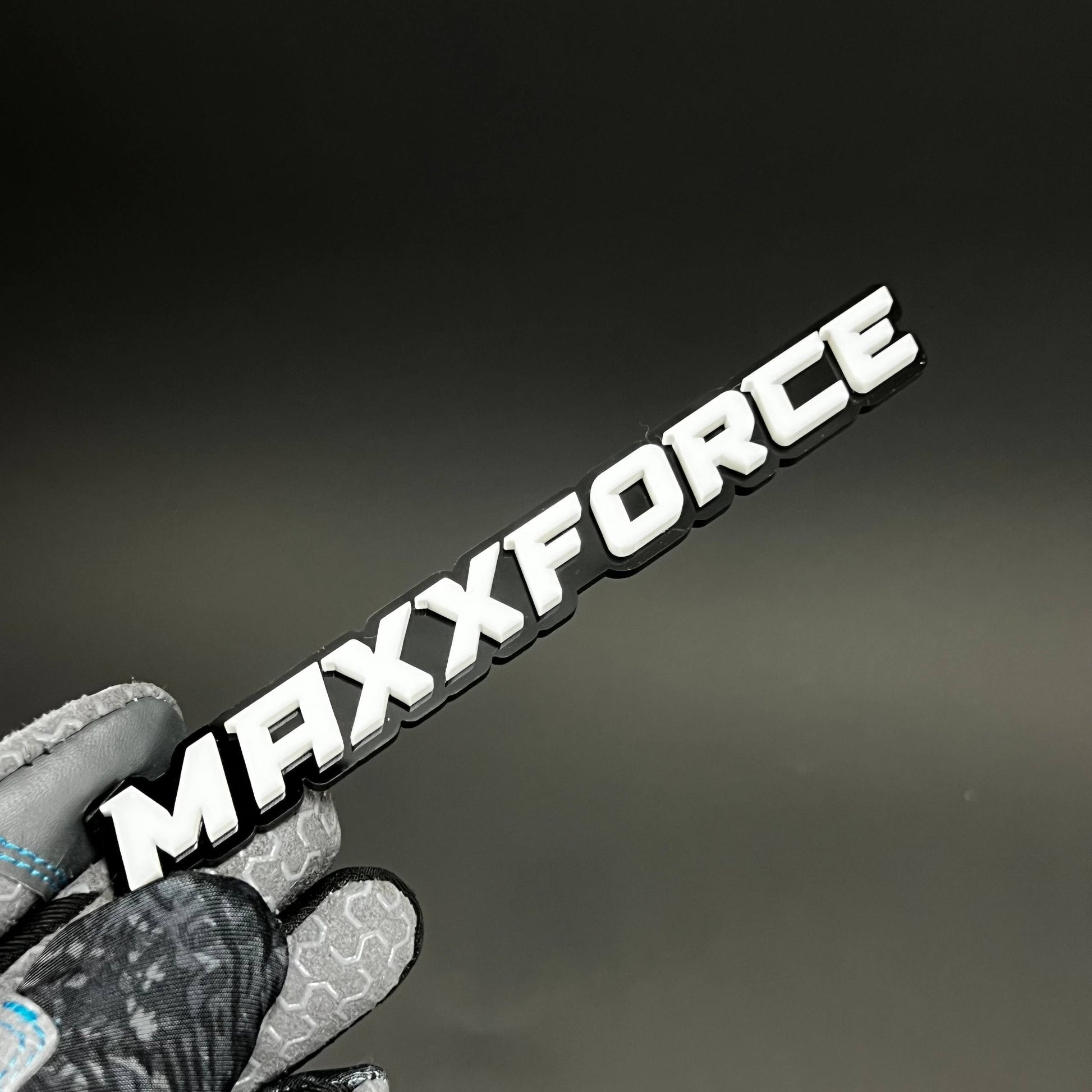 1PC MAXXFORCE 3D Acrylic Badge - Car Truck Emblem Fender Tailgate Trunk Sticker