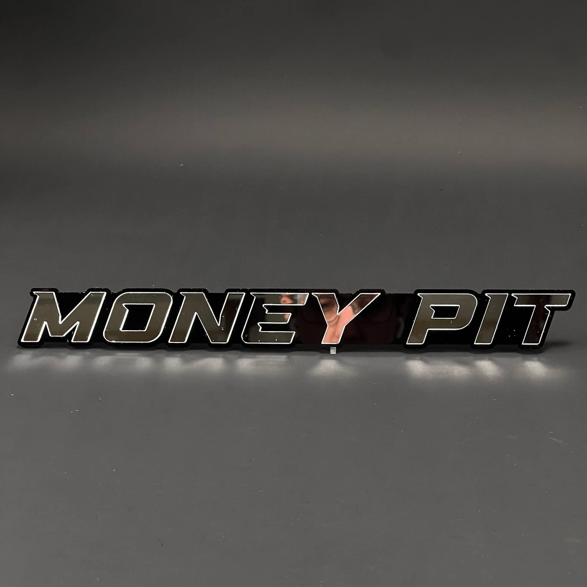 1PC MONEY PIT 3D Acrylic Badge - Car Truck Emblem Fender Tailgate Trunk Sticker