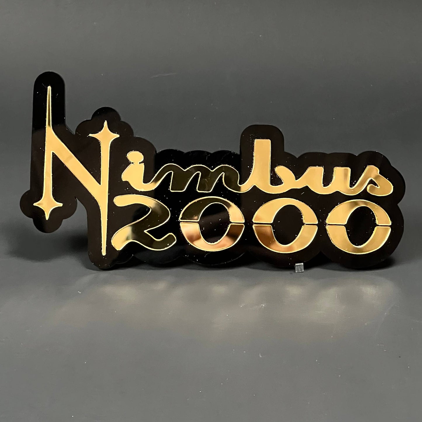 1PC Nimbus 2000 3D Acrylic Badge - Car Truck Emblem Fender Sticker