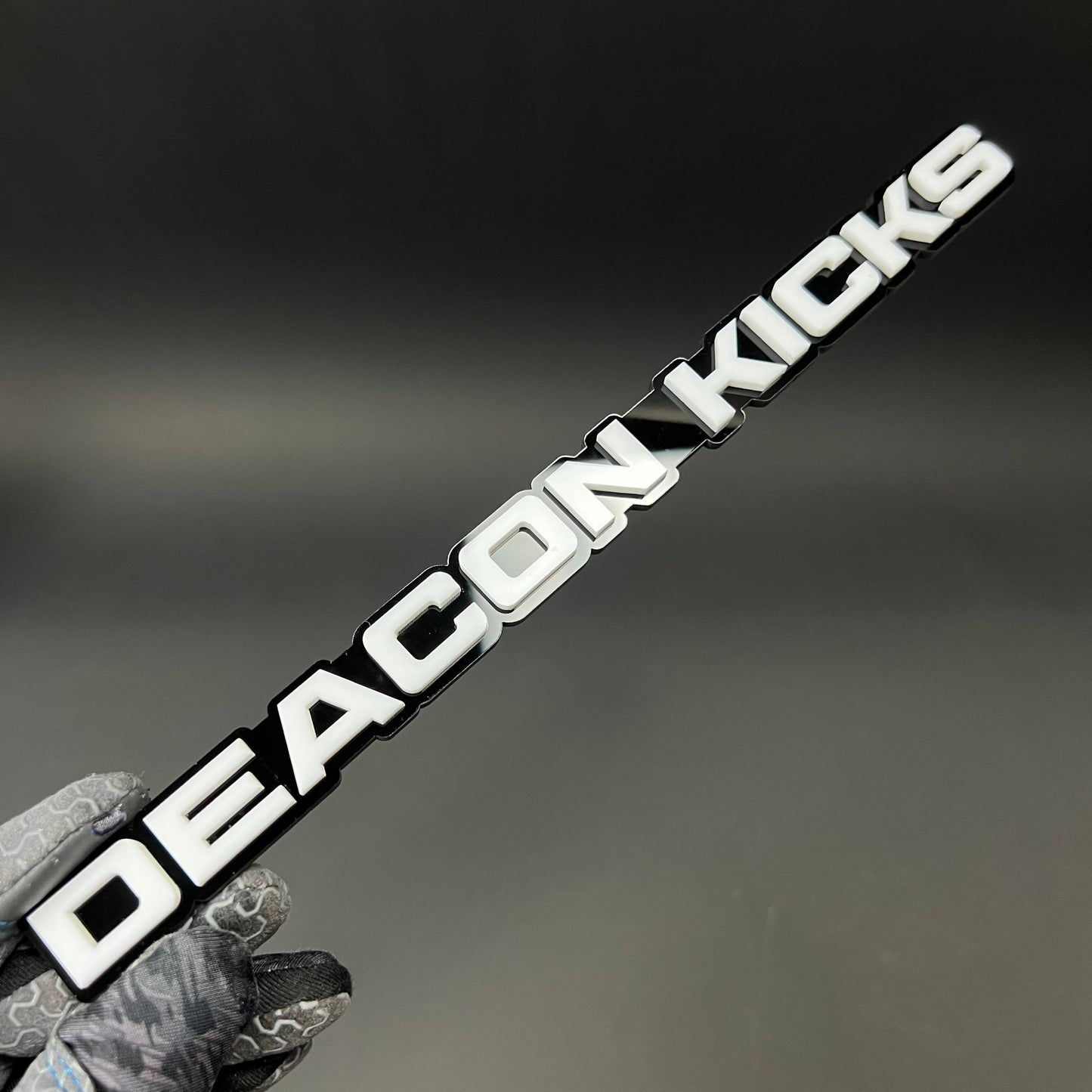 1PC DEACON KICKS 3D Acrylic Badge - Car Truck Emblem Fender Sticker