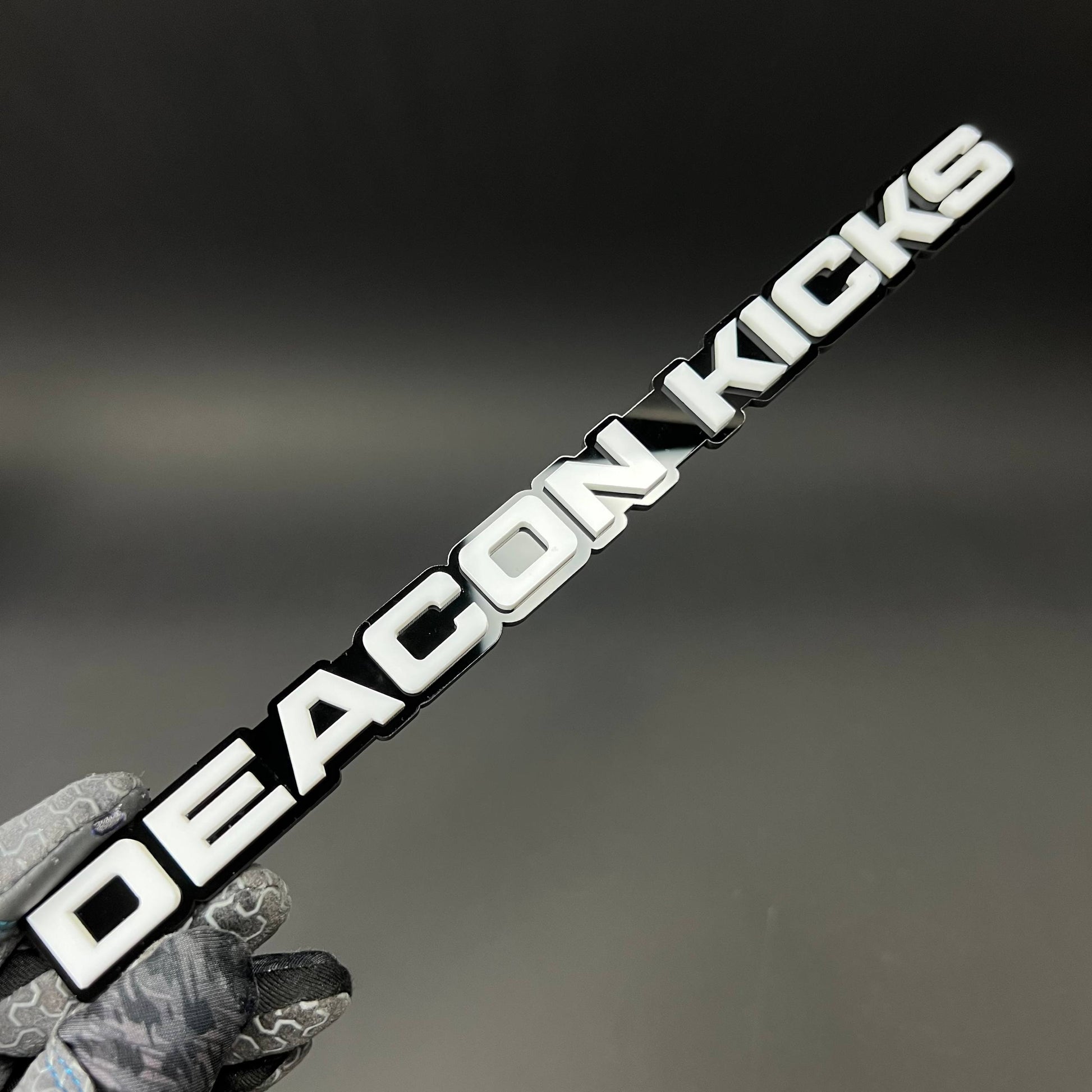 1PC DEACON KICKS 3D Acrylic Badge - Car Truck Emblem Fender Sticker