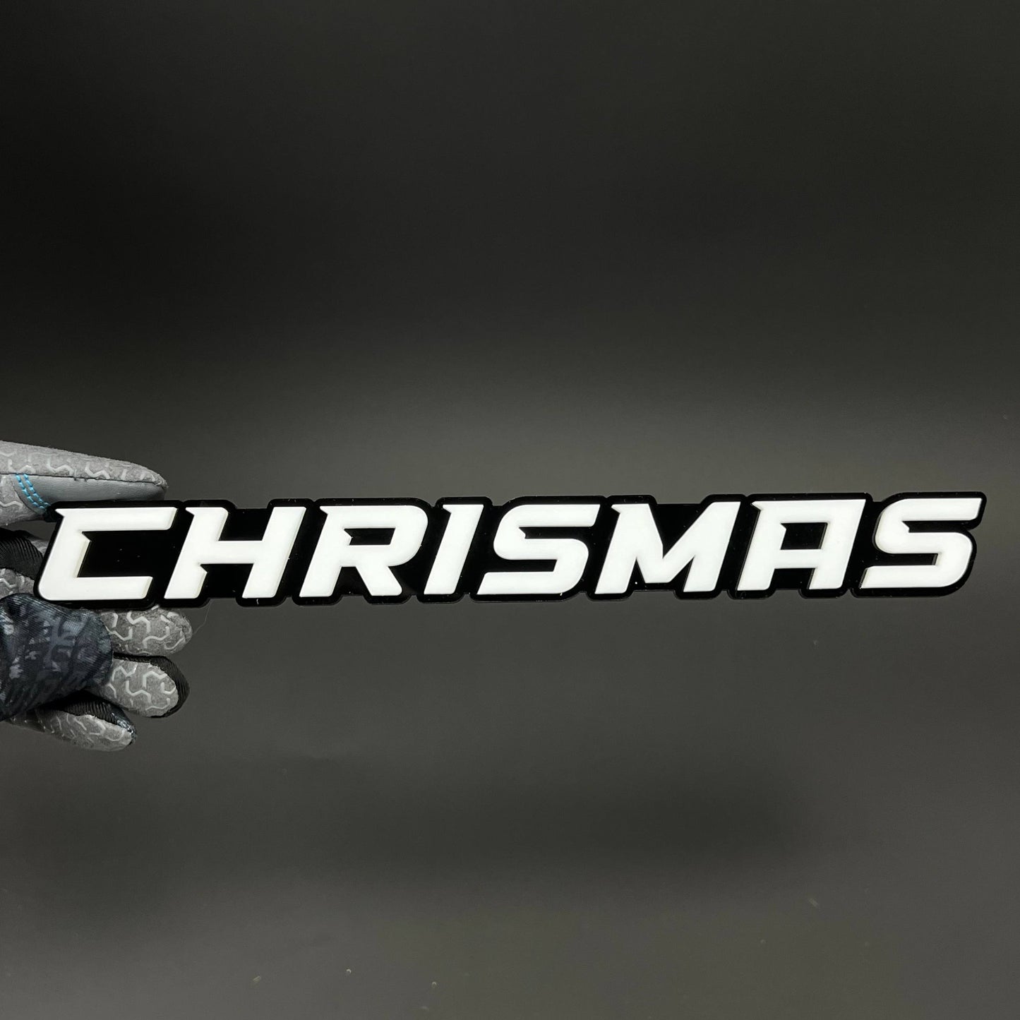 1PC CHRISMAS 3D Acrylic Badge - Car Truck Emblem Fender Tailgate Trunk Sticker