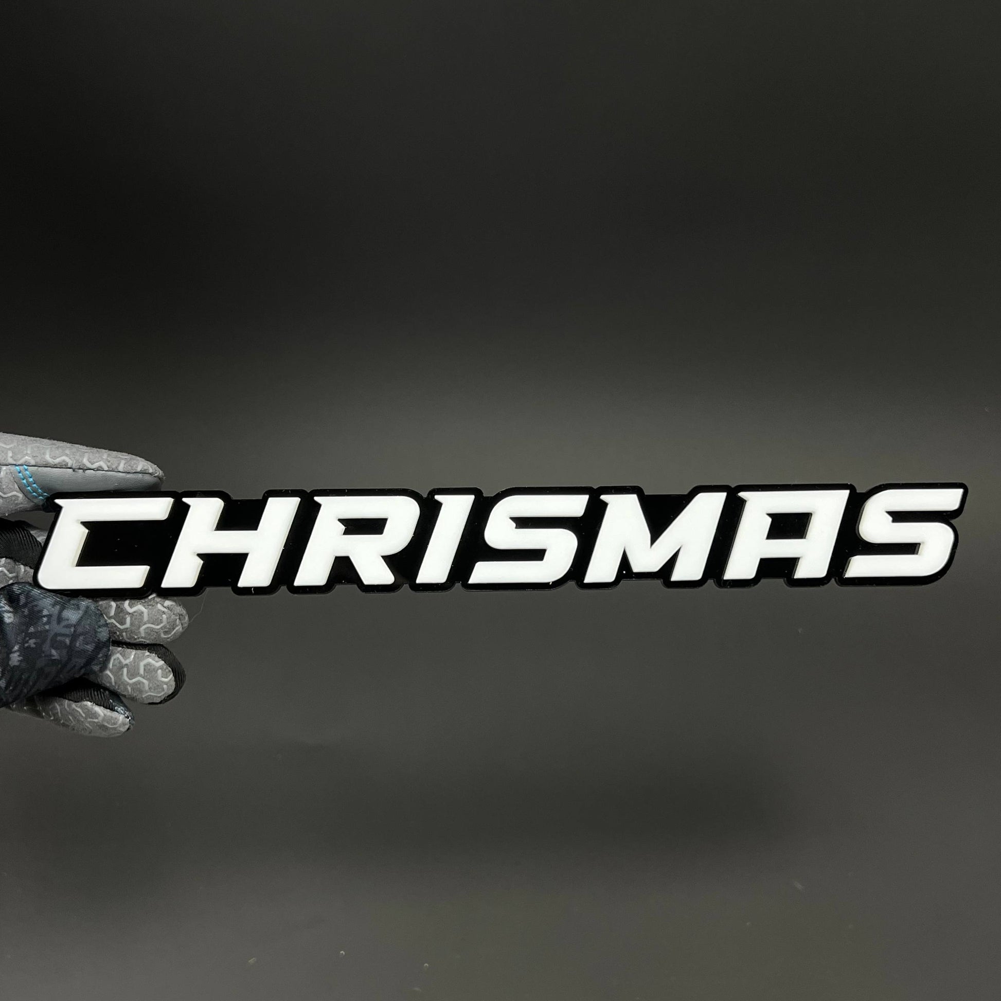 1PC CHRISMAS 3D Acrylic Badge - Car Truck Emblem Fender Tailgate Trunk Sticker