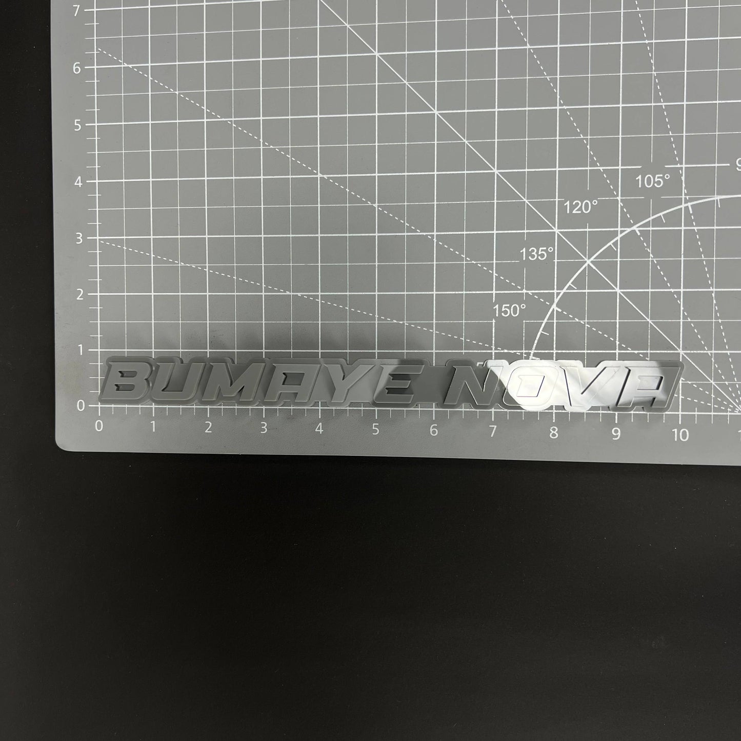 1PC BUMAYE NOVA 3D Acrylic Badge - Car Truck Emblem Fender Sticker