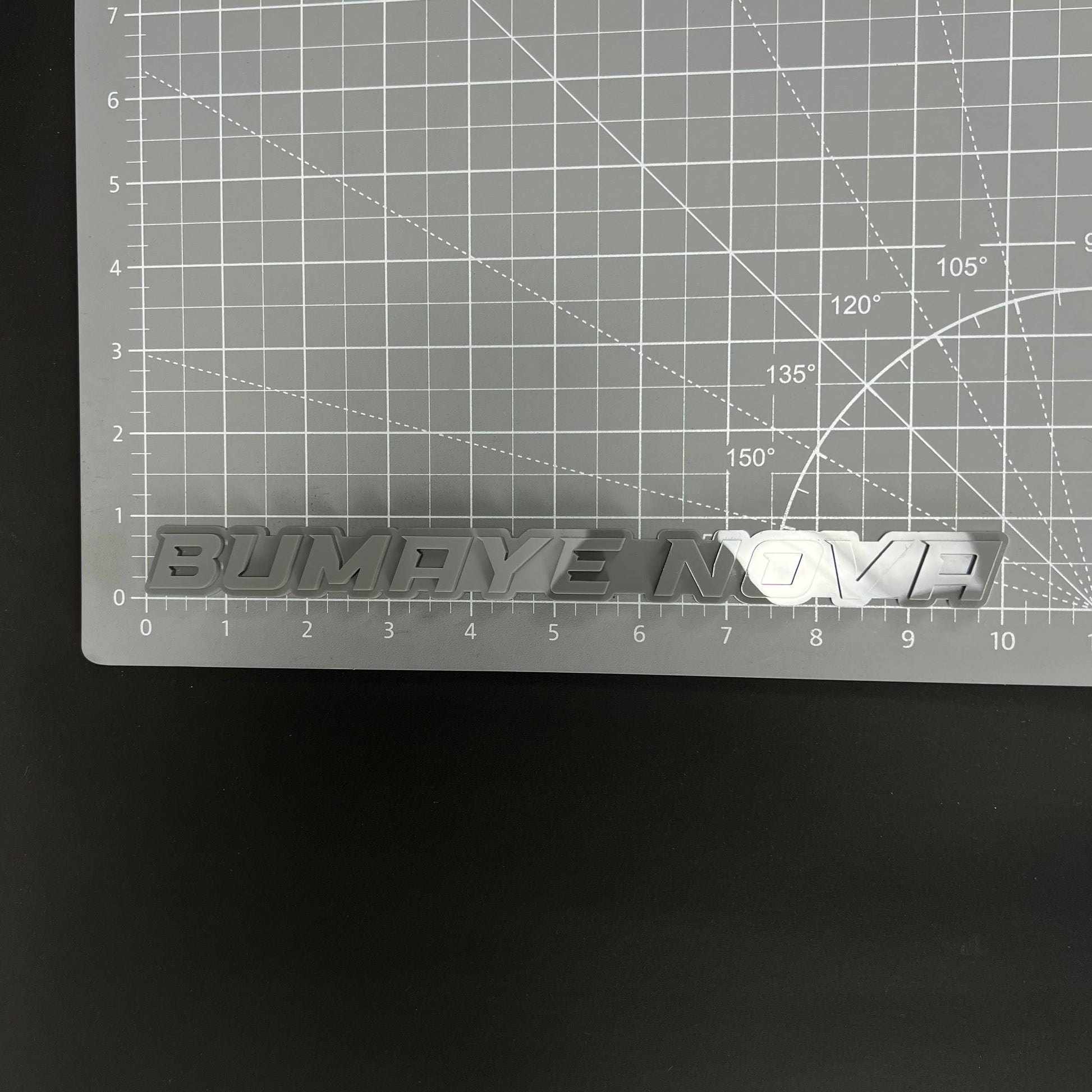 1PC BUMAYE NOVA 3D Acrylic Badge - Car Truck Emblem Fender Sticker