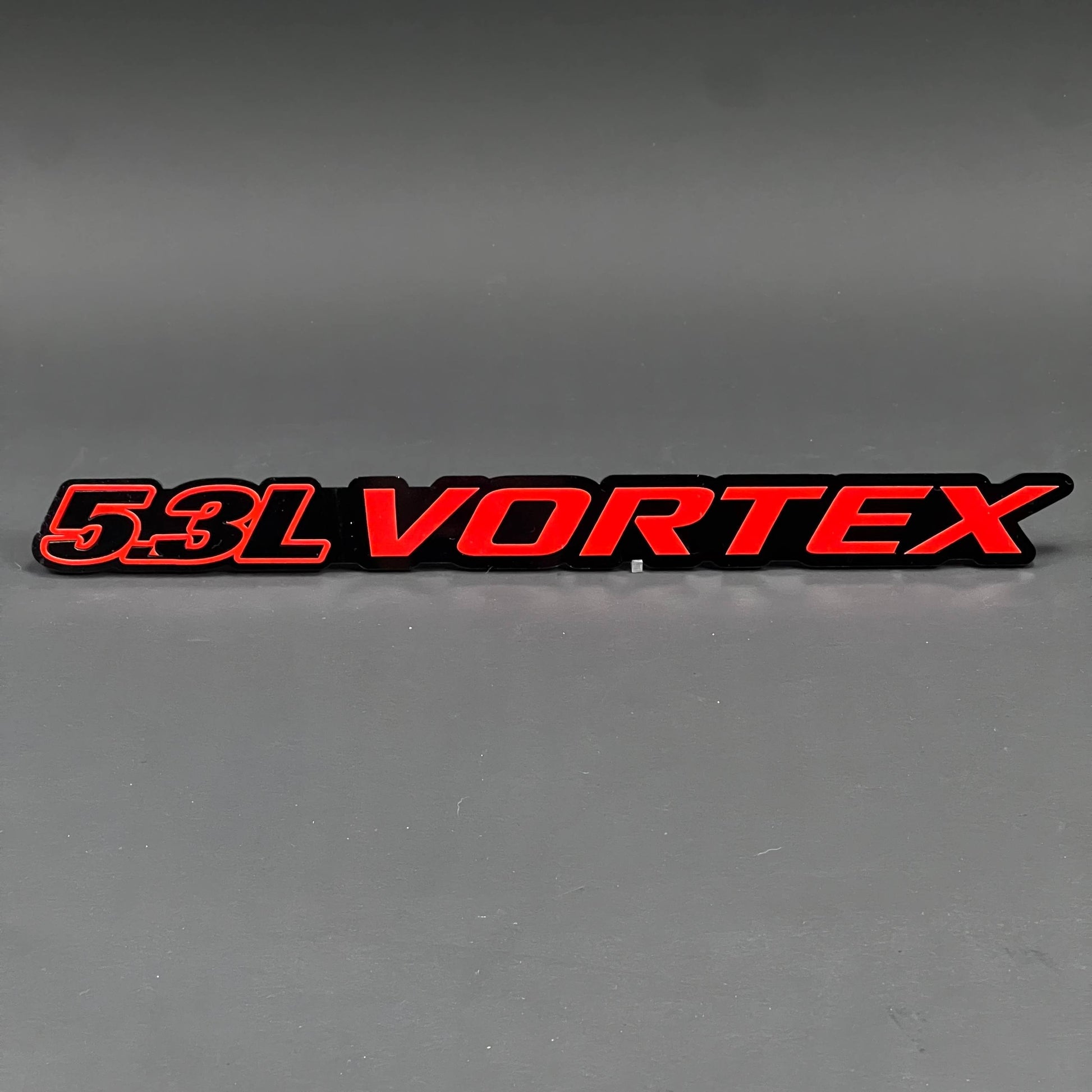 1PC 5.3L VORTEX 3D Acrylic Badge - Car Truck Emblem Fender Tailgate Trunk Sticker