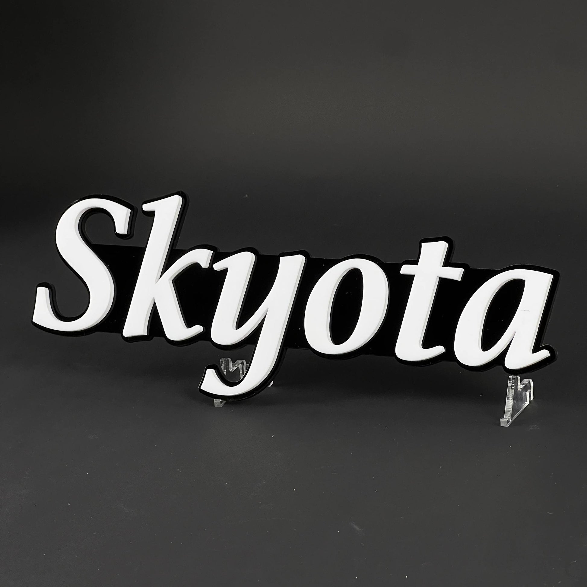 1PC Skyota 3D Acrylic Badge - Car Truck Emblem Fender Tailgate Trunk Sticker