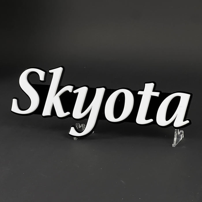 1PC Skyota 3D Acrylic Badge - Car Truck Emblem Fender Tailgate Trunk Sticker