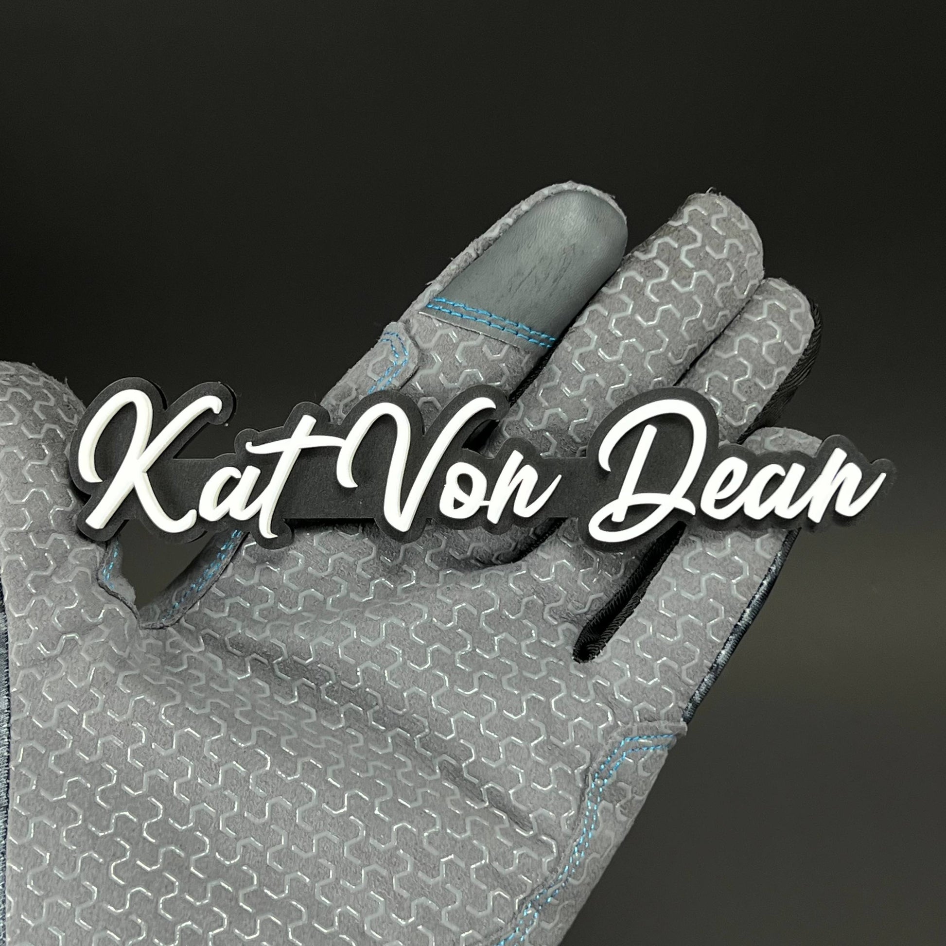 1PC Kat Von Dean 3D Acrylic Badge - Car Truck Emblem Fender Sticker