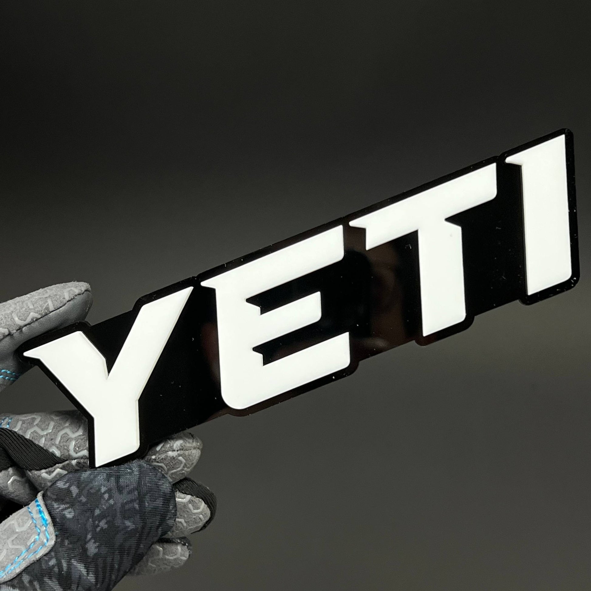 1PC YETI 3D Acrylic Badge - Car Truck Emblem Fender Tailgate Trunk Sticker