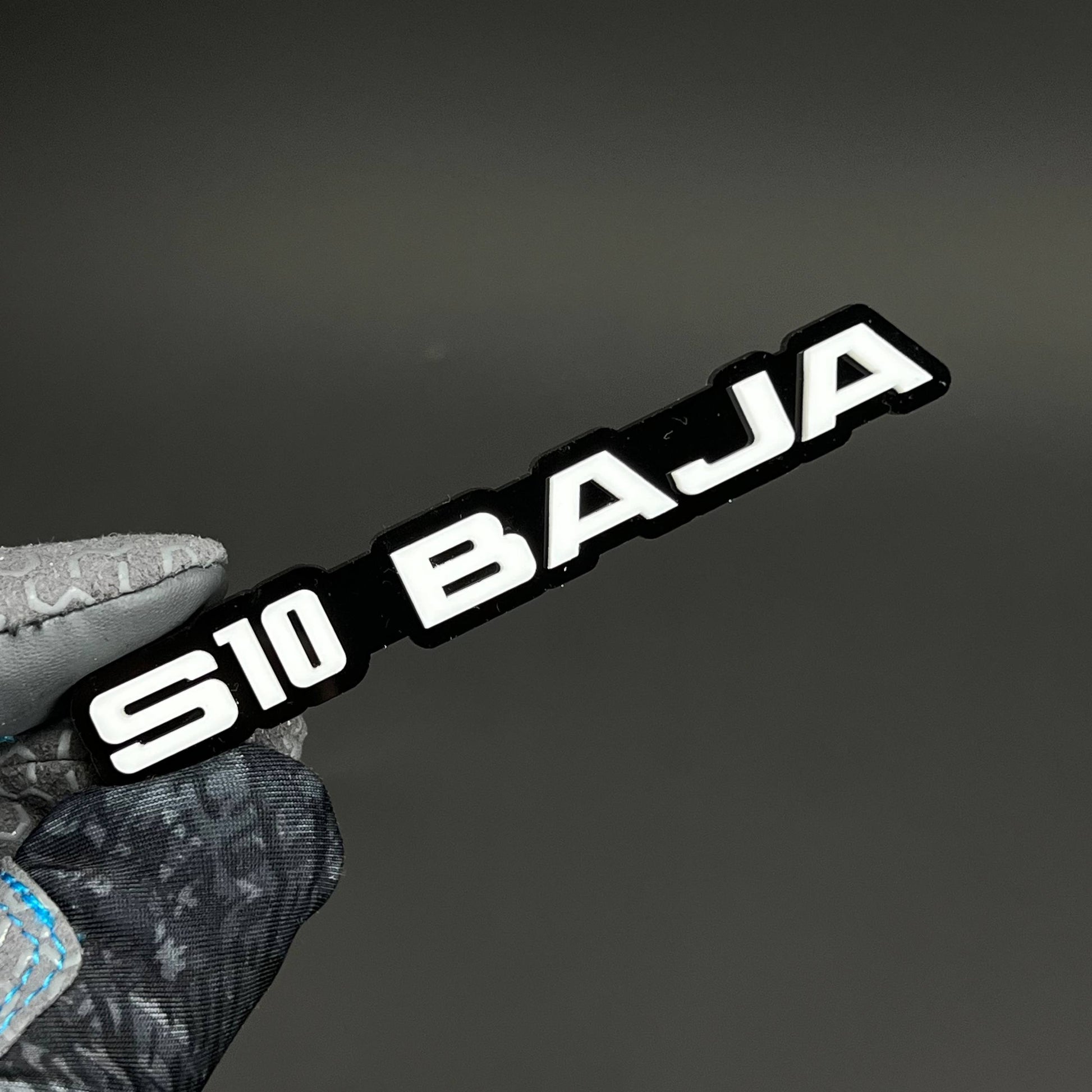 1PC S10 BAJA 3D Acrylic Badge - Car Truck Emblem Fender Tailgate Trunk Sticker