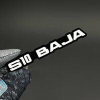 1PC S10 BAJA 3D Acrylic Badge - Car Truck Emblem Fender Tailgate Trunk Sticker
