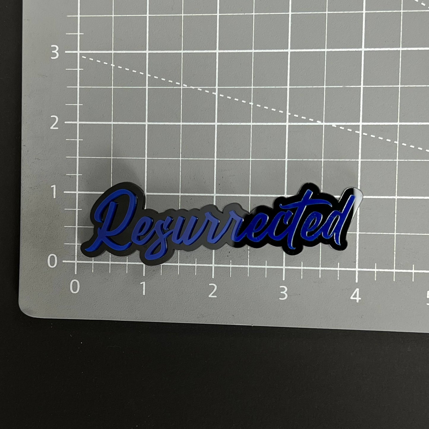 1PC Resurrected 3D Acrylic Badge - Car Truck Emblem Fender Sticker