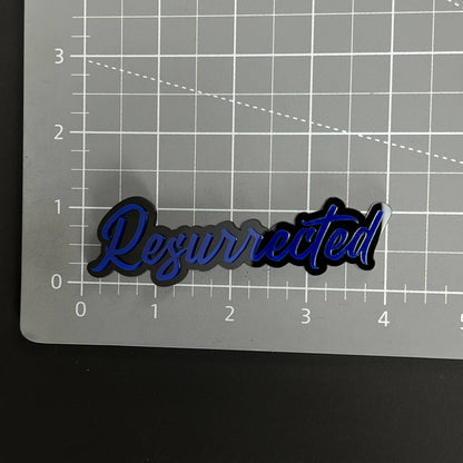 1PC Resurrected 3D Acrylic Badge - Car Truck Emblem Fender Sticker