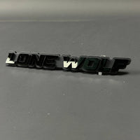 1PC LONE WOLF 3D Acrylic Badge - Car Truck Emblem Fender Tailgate Trunk Sticker