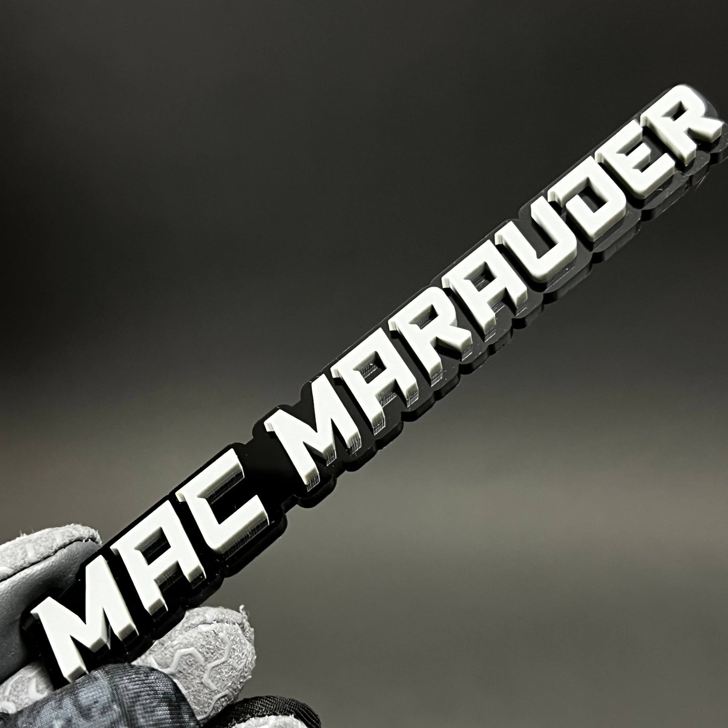 1PC MAC MARAUDER 3D Acrylic Badge - Car Truck Emblem Fender Sticker