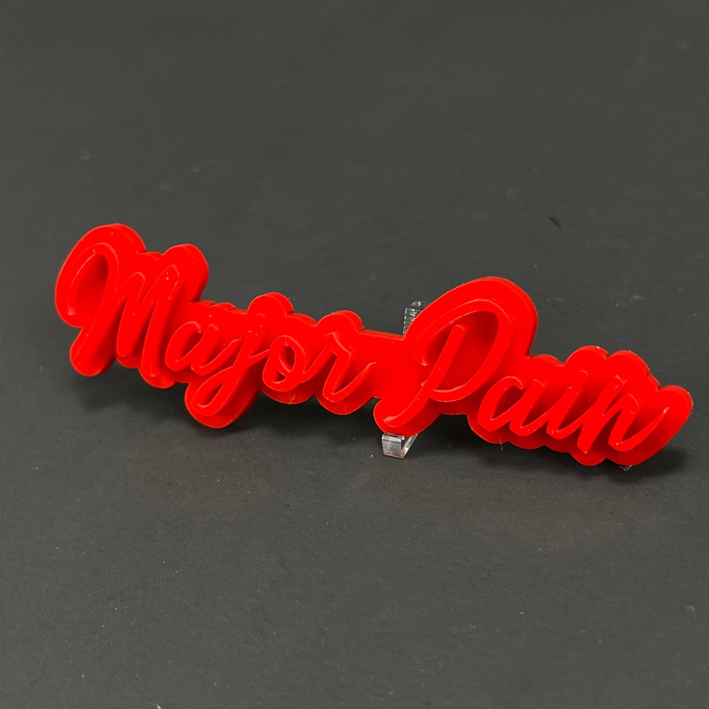 1PC Major Pain 3D Acrylic Badge - Car Truck Emblem Fender Tailgate Trunk Sticker
