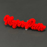 1PC Major Pain 3D Acrylic Badge - Car Truck Emblem Fender Tailgate Trunk Sticker