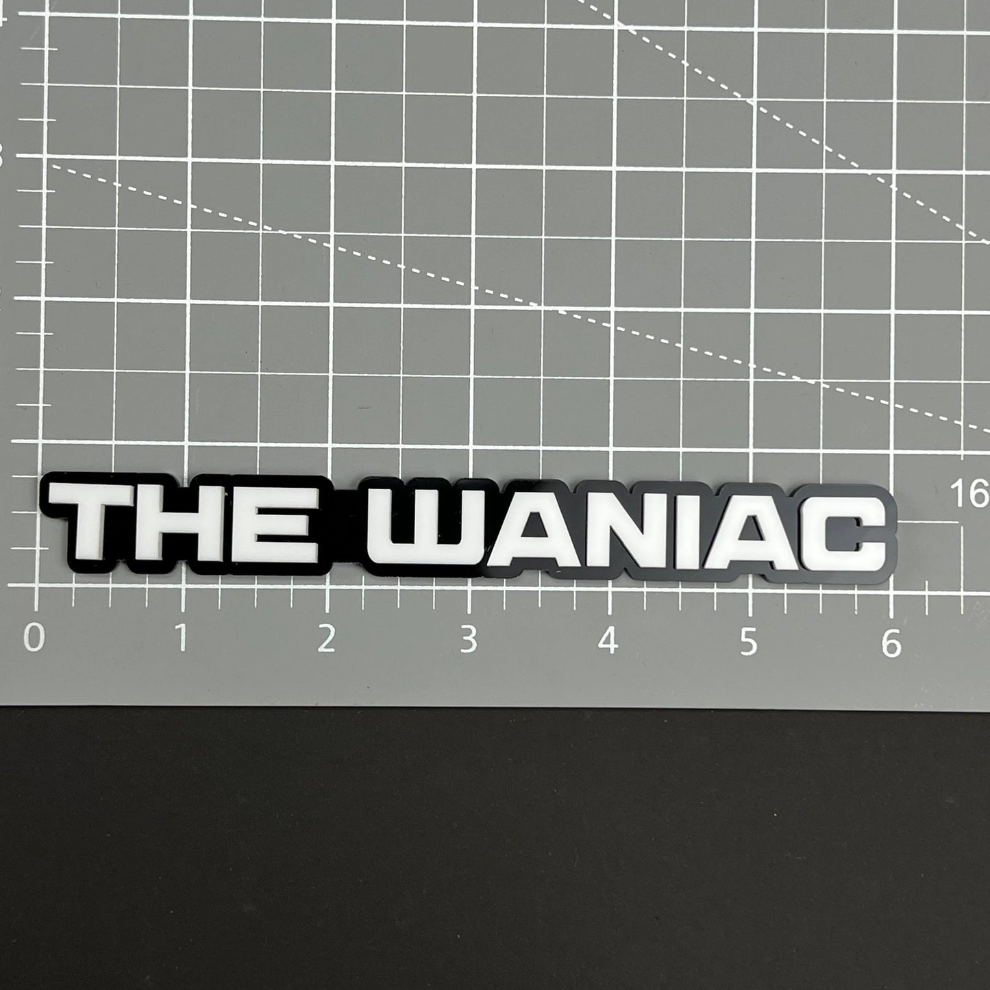 1PC THE WANIAC 3D Acrylic Badge - Car Truck Emblem Fender Tailgate Trunk Sticker