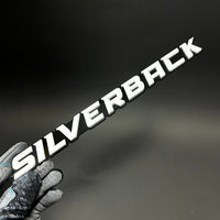 1PC SILVERBACK 3D Acrylic Badge - Car Truck Emblem Fender Tailgate Trunk Sticker