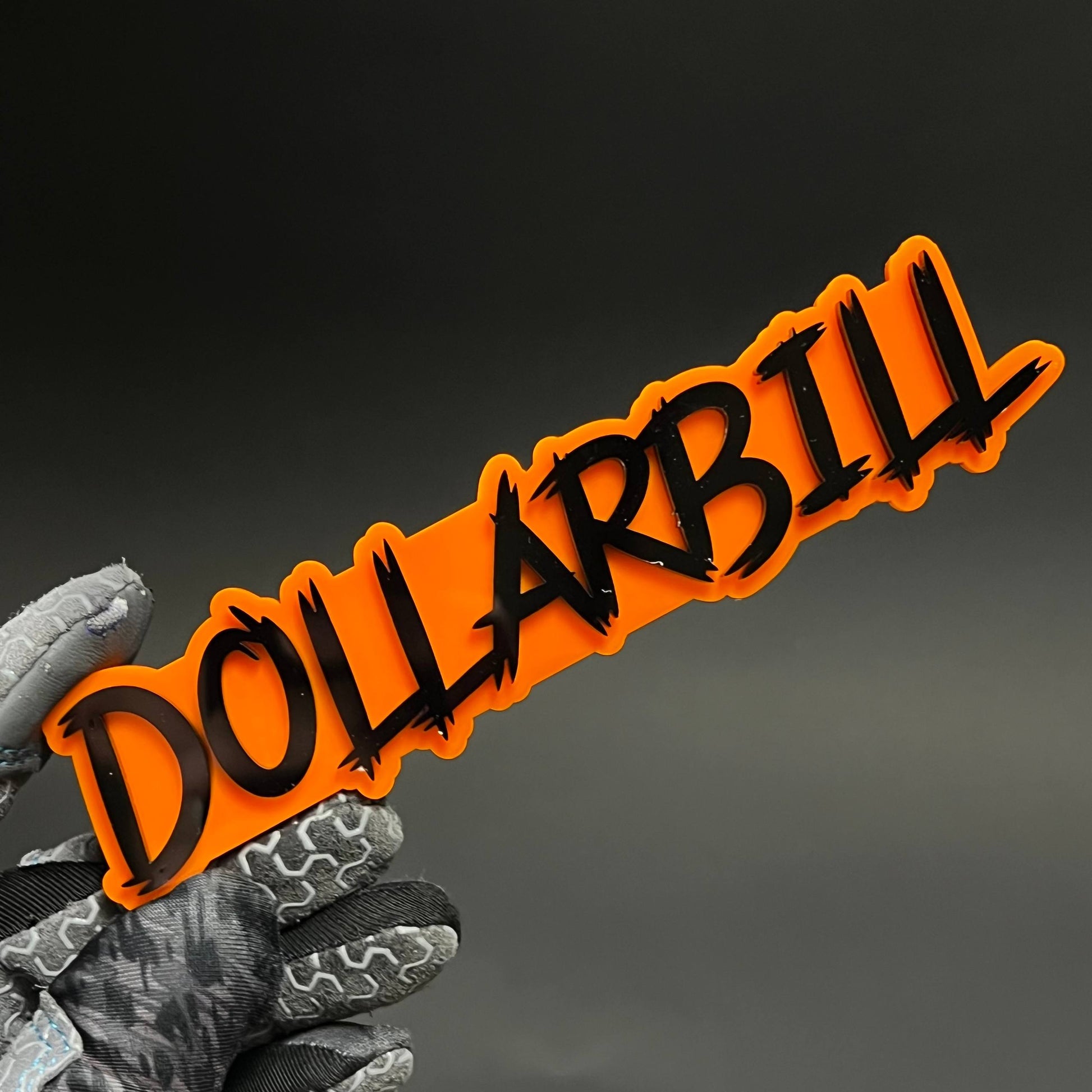 1PC DOLLARBILL 3D Acrylic Badge - Car Truck Emblem Fender Tailgate Trunk Sticker