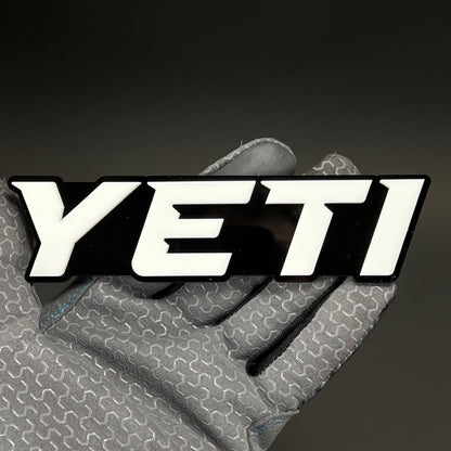 1PC YETI 3D Acrylic Badge - Car Truck Emblem Fender Tailgate Trunk Sticker