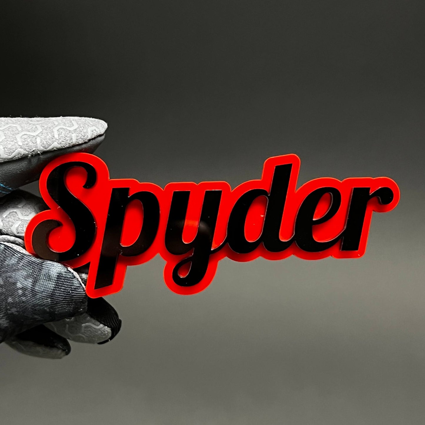 1PC Spyder 3D Acrylic Badge - Car Truck Emblem Fender Tailgate Trunk Sticker