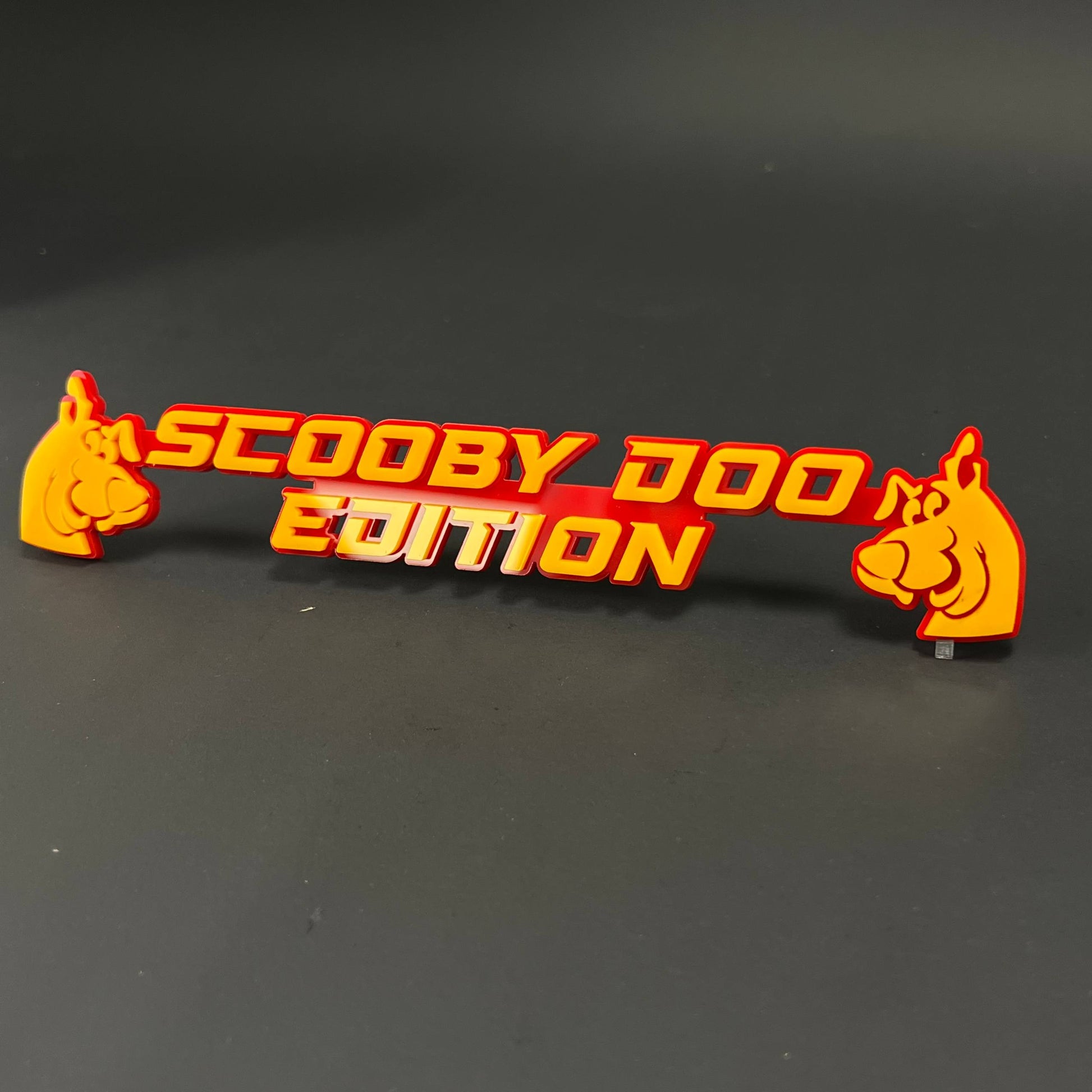 1PC SCOOBY DOO EDITION 3D Acrylic Badge - Car Truck Emblem Fender Sticker