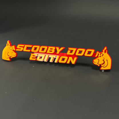 1PC SCOOBY DOO EDITION 3D Acrylic Badge - Car Truck Emblem Fender Sticker