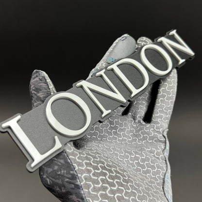 1PC LONDON (White) 3D Acrylic Badge - Car Truck Emblem Fender Tailgate Trunk Sticker