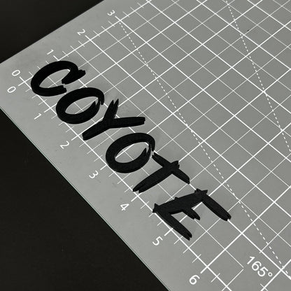 1PC COYOTE 3D Acrylic Badge - Car Truck Emblem Fender Tailgate Trunk Sticker
