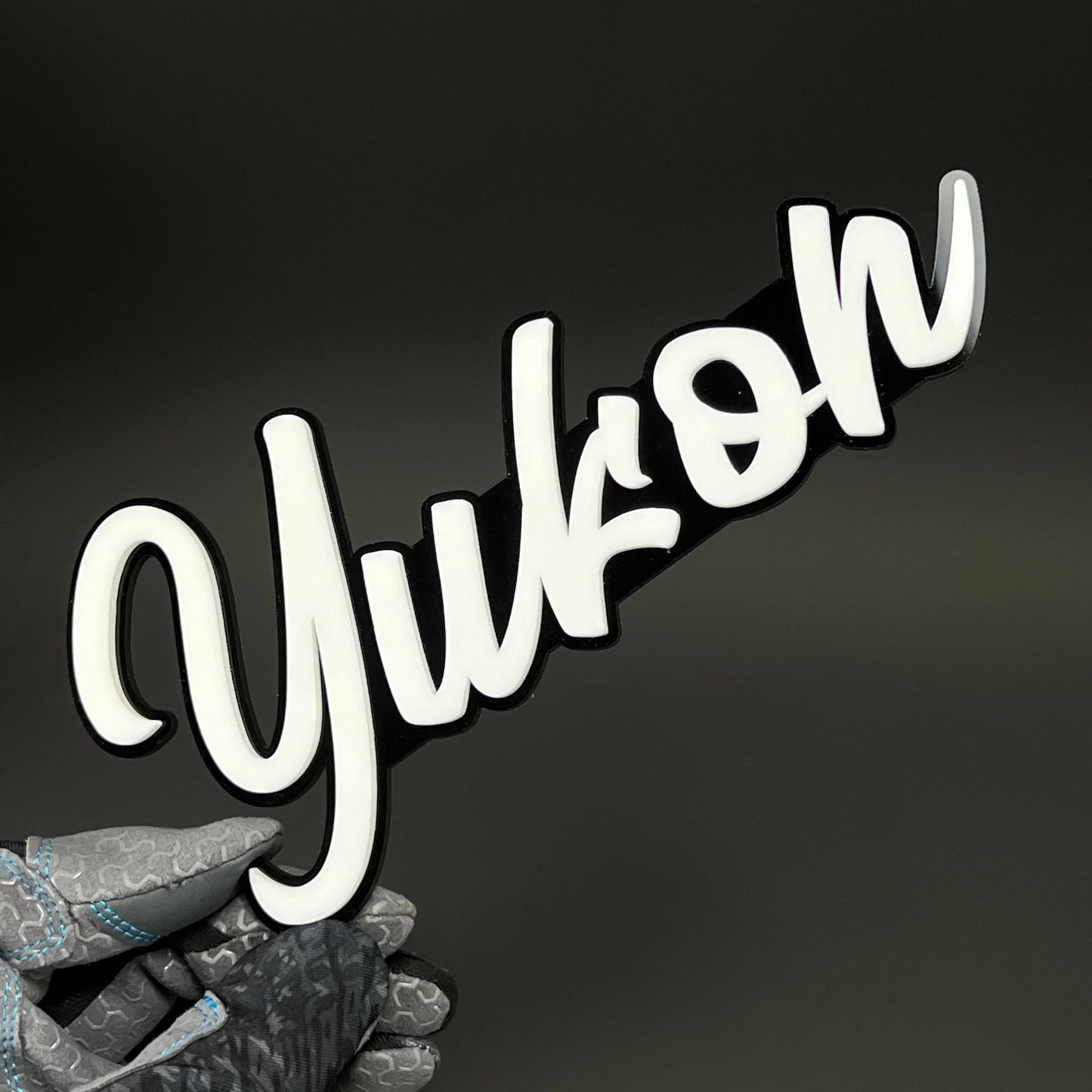 1PC Yukon 3D Acrylic Badge - Car Truck Emblem Fender Tailgate Trunk Sticker