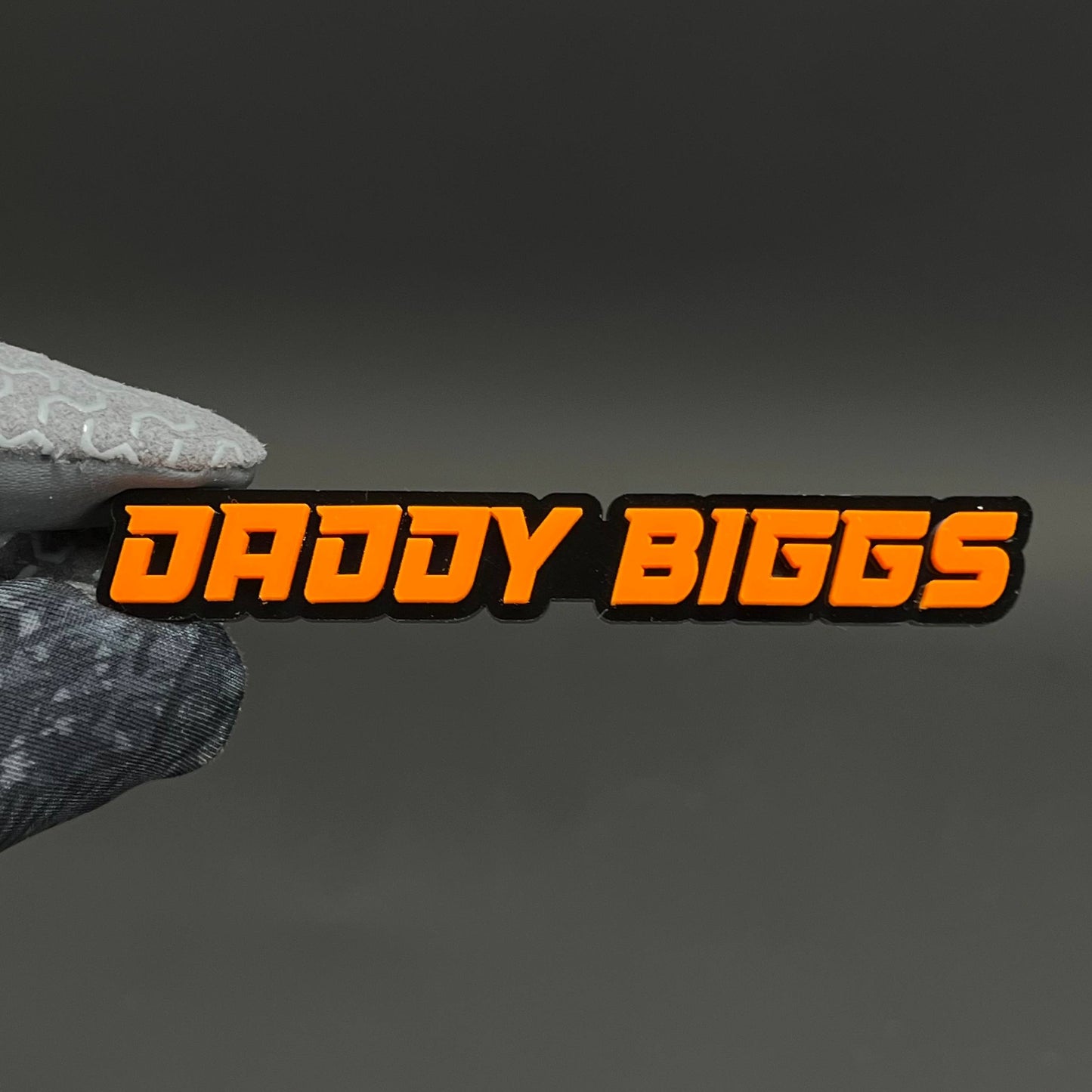 1PC DADDY BIGGS 3D Acrylic Badge - Car Truck Emblem Fender Sticker