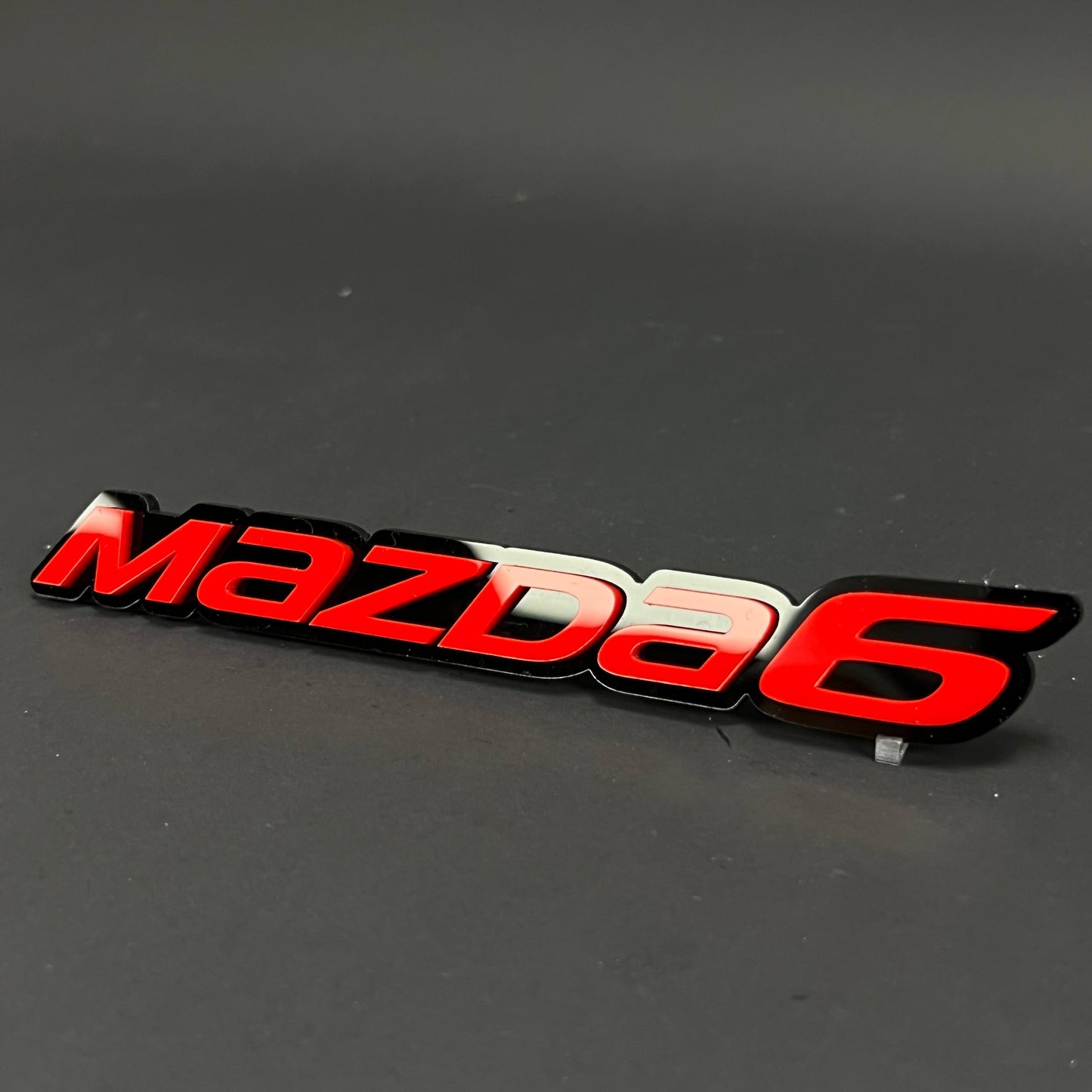 1PC MAZDA6 3D Acrylic Badge - Car Truck Emblem Fender Tailgate Trunk Sticker