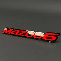 1PC MAZDA6 3D Acrylic Badge - Car Truck Emblem Fender Tailgate Trunk Sticker